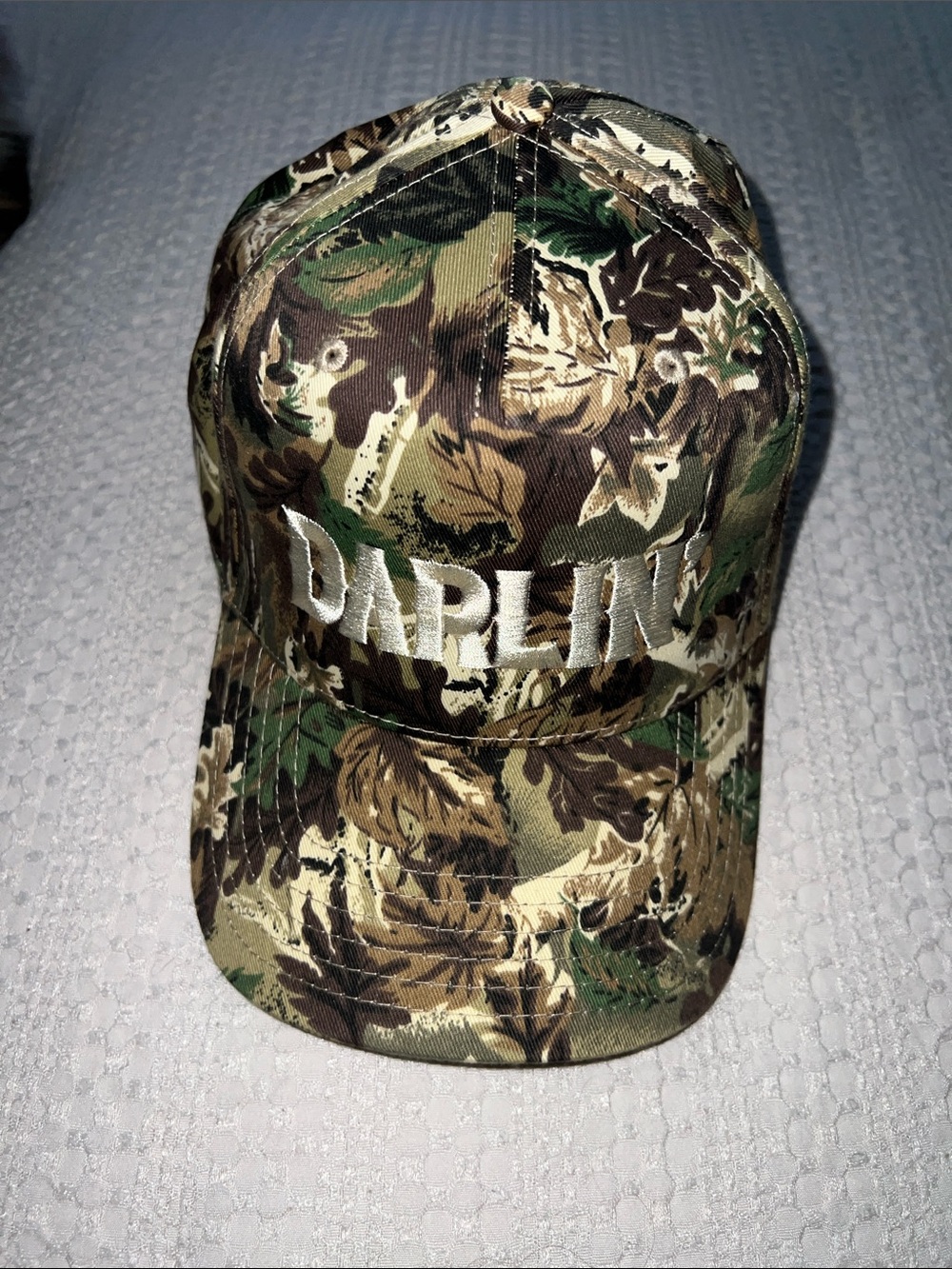 OTTO Camo Baseball Cap with White Embroidered Logo